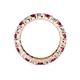 4 - Joyce 4.00 mm Ruby and Diamond Eternity Band 