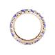 4 - Joyce 4.00 mm Tanzanite and Diamond Eternity Band 