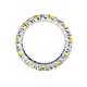 4 - Joyce 4.00 mm Yellow Sapphire and Diamond Eternity Band 