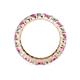 4 - Joyce 4.00 mm Pink Sapphire and Diamond Eternity Band 