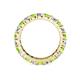 4 - Joyce 4.00 mm Peridot and Diamond Eternity Band 