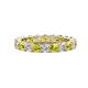 1 - Joyce 4.00 mm Yellow and White Lab Grown Diamond Eternity Band 