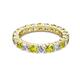 2 - Joyce 4.00 mm Yellow and White Lab Grown Diamond Eternity Band 