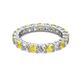 2 - Joyce 4.00 mm Yellow Sapphire and Lab Grown Diamond Eternity Band 