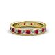 1 - Livia 2.70 mm Ruby and Lab Grown Diamond Eternity Band 