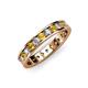 3 - Livia 2.70 mm Citrine and Lab Grown Diamond Eternity Band 