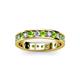 2 - Livia 2.70 mm Peridot and Lab Grown Diamond Eternity Band 