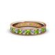 1 - Livia 2.70 mm Peridot and Lab Grown Diamond Eternity Band 