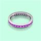 3 - Rebica 3.00 mm Princess Cut Amethyst Eternity Band 