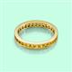 3 - Rebica 3.00 mm Princess Cut Citrine Eternity Band 