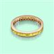 3 - Rebica 3.00 mm Princess Cut Yellow Sapphire Eternity Band 