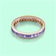 3 - Rebica 3.00 mm Princess Cut Tanzanite Eternity Band 