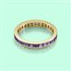 3 - Rebica 3.00 mm Princess Cut Iolite Eternity Band 