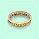 3 - Rebica 3.00 mm Princess Cut Citrine Eternity Band 