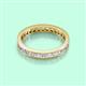 3 - Rebica 3.00 mm Princess Cut Diamond Eternity Band 