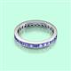 3 - Rebica 3.00 mm Princess Cut Tanzanite Eternity Band 