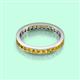 3 - Rebica 3.00 mm Princess Cut Citrine Eternity Band 