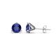 1 - Pema 5mm (0.80 ctw) Iolite Martini Solitaire Stud Earrings 