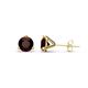 1 - Pema 5mm (1.26 ctw) Red Garnet Martini Solitaire Stud Earrings 