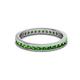 3 - Celina 2.00 mm Round Green Garnet Eternity Band 