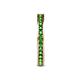 6 - Celina 2.00 mm Round Green Garnet Eternity Band 