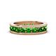 1 - Celina 3.40 mm Round Green Garnet Eternity Band 