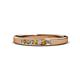 1 - Kathiryn 2.00 mm Citrine and Lab Grown Diamond 7 Stone Wedding Band 