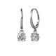 1 - Grania Lab Grown Diamond (5mm) Solitaire Dangling Earrings 
