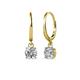 1 - Grania Lab Grown Diamond (5mm) Solitaire Dangling Earrings 