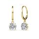 1 - Grania 2.00 ctw IGI Certified Lab Grown Diamonds (6.5mm) Solitaire Dangling Earrings 