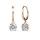 1 - Grania 2.00 ctw IGI Certified Lab Grown Diamonds (6.5mm) Solitaire Dangling Earrings 