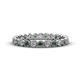 1 - Arria 2.40 mm Diamond and Lab Created Alexandrite Eternity Band 