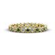 1 - Arria 2.40 mm Lab Created Alexandrite and Lab Grown Diamond Eternity Band 