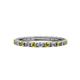 1 - Gracie 2.00 mm Round Yellow Diamond and White Lab Grown Diamond Eternity Band 