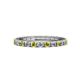 1 - Gracie 2.30 mm Round Yellow Diamond and White Lab Grown Diamond Eternity Band 