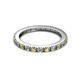 2 - Gracie 2.30 mm Round Yellow Diamond and White Lab Grown Diamond Eternity Band 