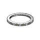 2 - Gracie 2.30 mm Round Lab Created Alexandrite and Lab Grown Diamond Eternity Band 