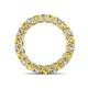 4 - Lucida 3.40 mm Yellow Sapphire and Lab Grown Diamond Eternity Band 