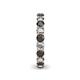 5 - Lucida 3.40 mm Black Diamond and White Lab Grown Diamond Eternity Band 
