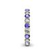 5 - Lucida 3.40 mm Tanzanite and Lab Grown Diamond Eternity Band 