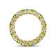 4 - Lucida 3.40 mm Peridot and Lab Grown Diamond Eternity Band 
