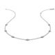 1 - Salina 0.19 ctw (1.9mm) Petite Round Natural Diamond by the Yard Necklace 