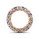 4 - Lucida 4.00 mm Tanzanite and Lab Grown Diamond Eternity Band 