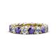 1 - Lucida 4.00 mm Iolite and Lab Grown Diamond Eternity Band 
