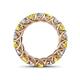 4 - Lucida 4.00 mm Yellow Sapphire and Lab Grown Diamond Eternity Band 