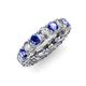 3 - Lucida 4.00 mm Tanzanite and Lab Grown Diamond Eternity Band 