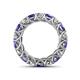 4 - Lucida 4.00 mm Iolite and Lab Grown Diamond Eternity Band 