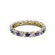 3 - Laida 3.00 mm Iolite and Lab Grown Diamond Eternity Band 