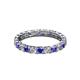 3 - Laida 3.00 mm Tanzanite and Lab Grown Diamond Eternity Band 