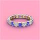 4 - Laida 3.40 mm Tanzanite and Lab Grown Diamond Eternity Band 